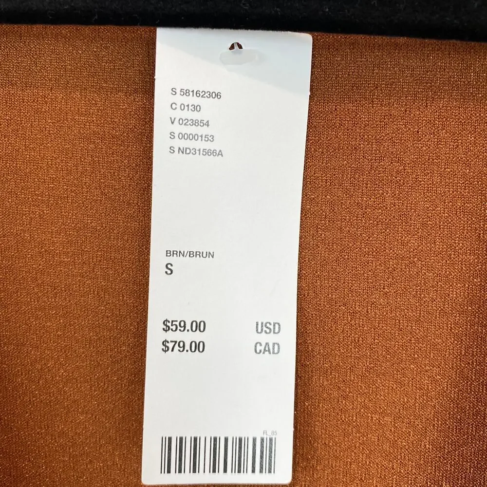 NWT Urban Outfitters Wrap Dress Rust/Burnt Orange Women’s S — Fall Spice